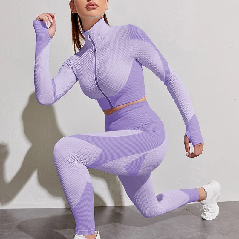 Effortless Style 2 Piece Seamless Yoga Set